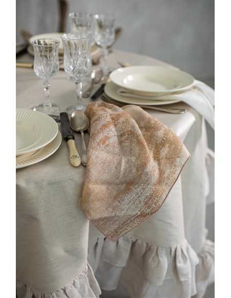 Nappe en lin enduit Gitane