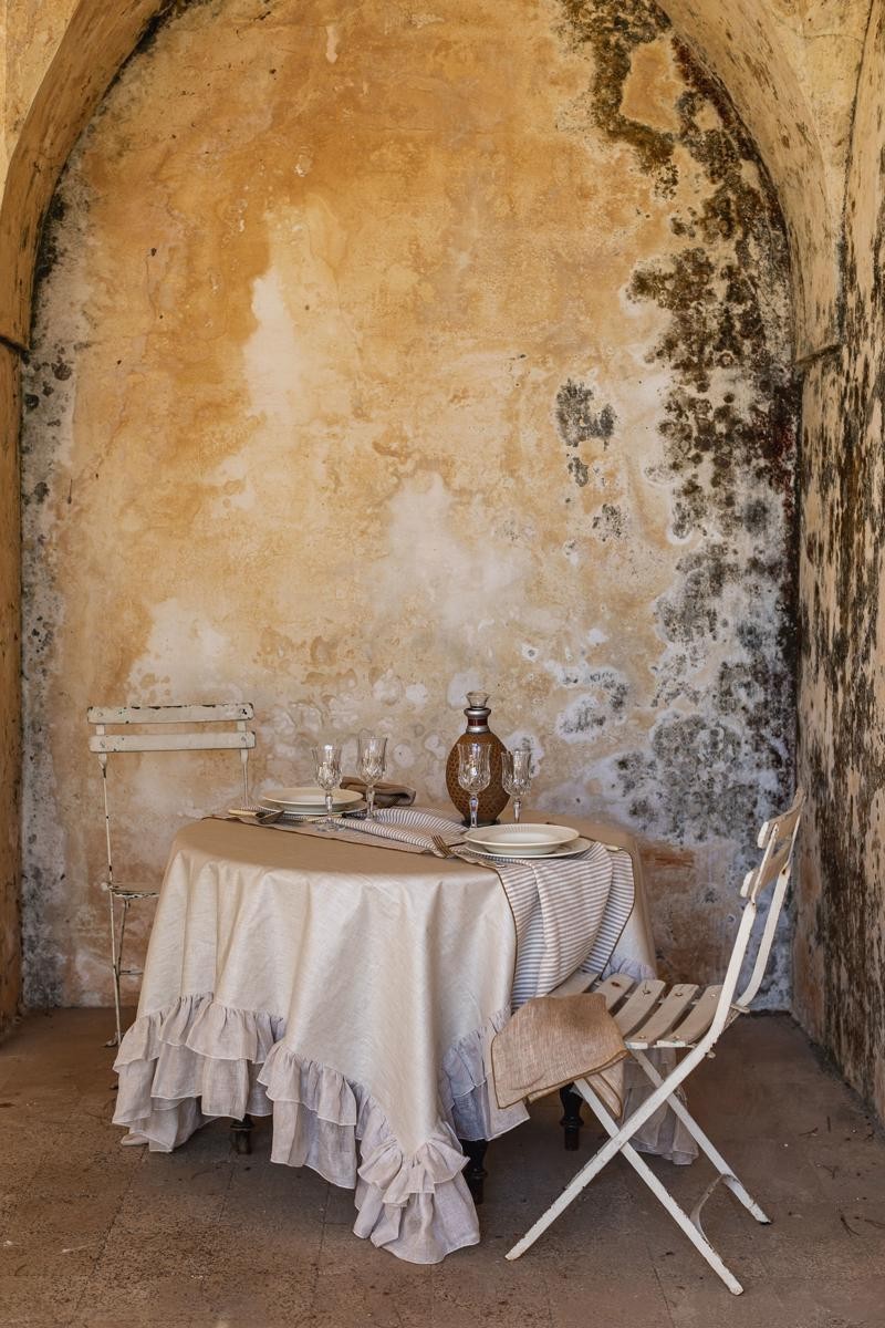 Gitane Tablecloth in Stain Resistant Linen