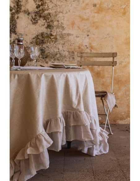 Gitane Tablecloth in Stain Resistant Linen