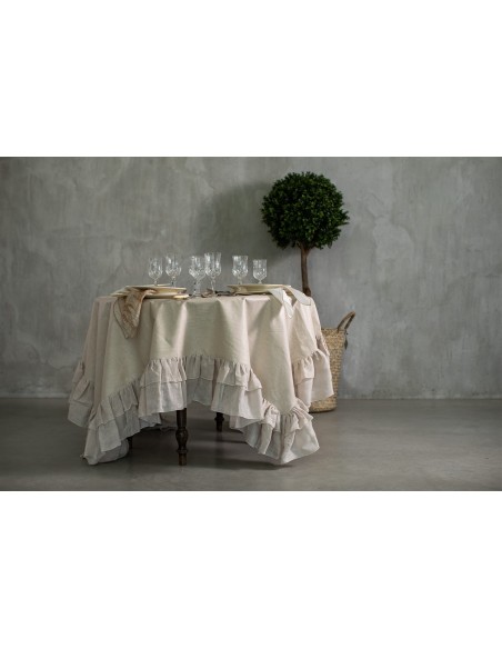 Gitane Tablecloth in Stain Resistant Linen