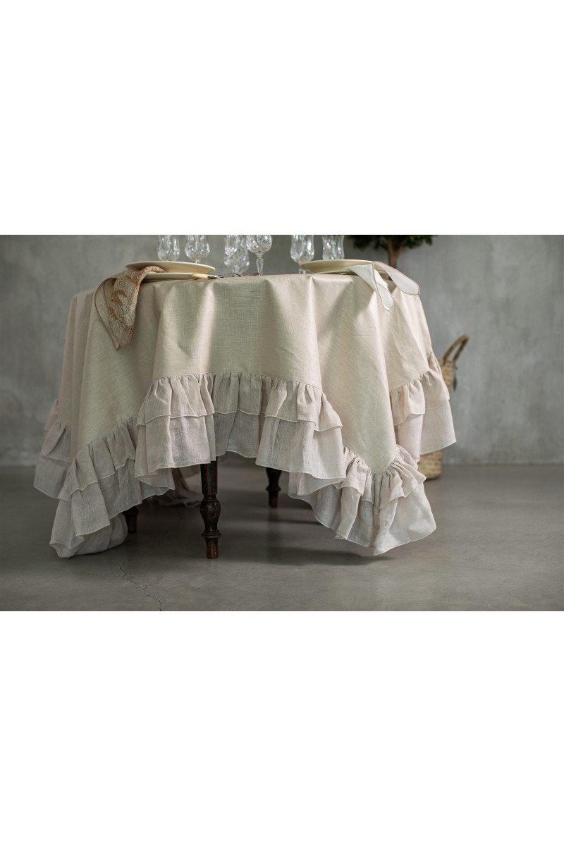 Gitane Tablecloth in Stain Resistant Linen