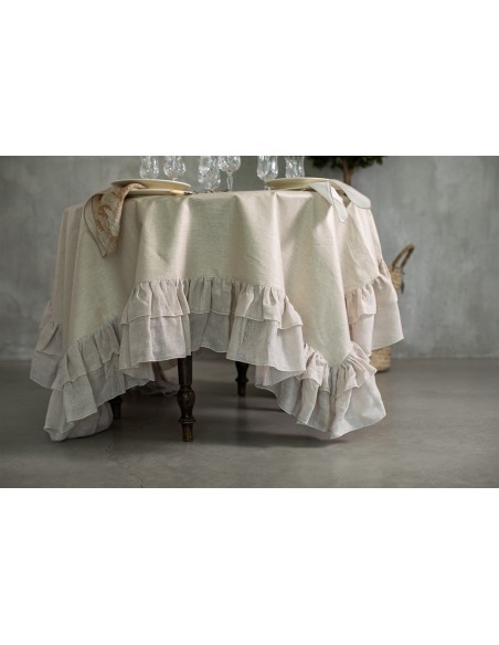 Nappe en lin enduit Gitane