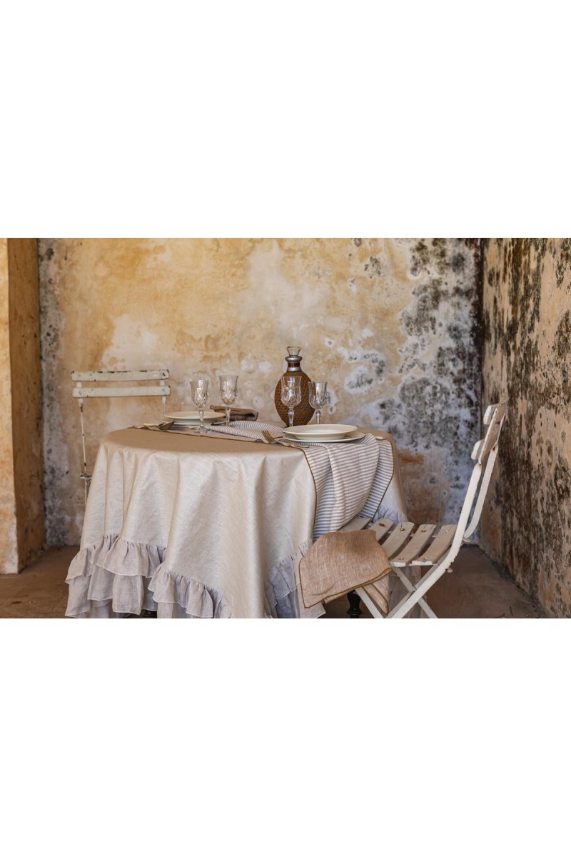 Gitane Tablecloth in Stain Resistant Linen