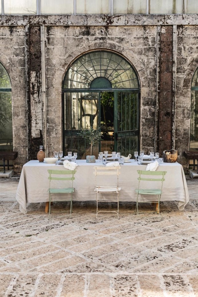 Sfogliatella  Nappe en lin enduit 2