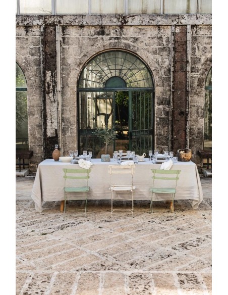 Stain Resistant Linen Sfogliatella Tablecloth