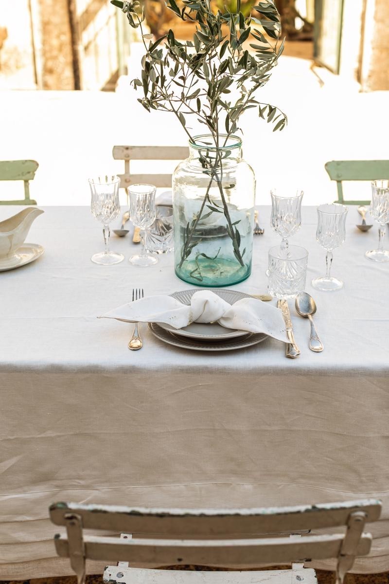 Sfogliatella  Nappe en lin enduit