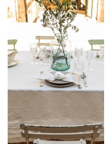 Sfogliatella  Nappe en lin enduit