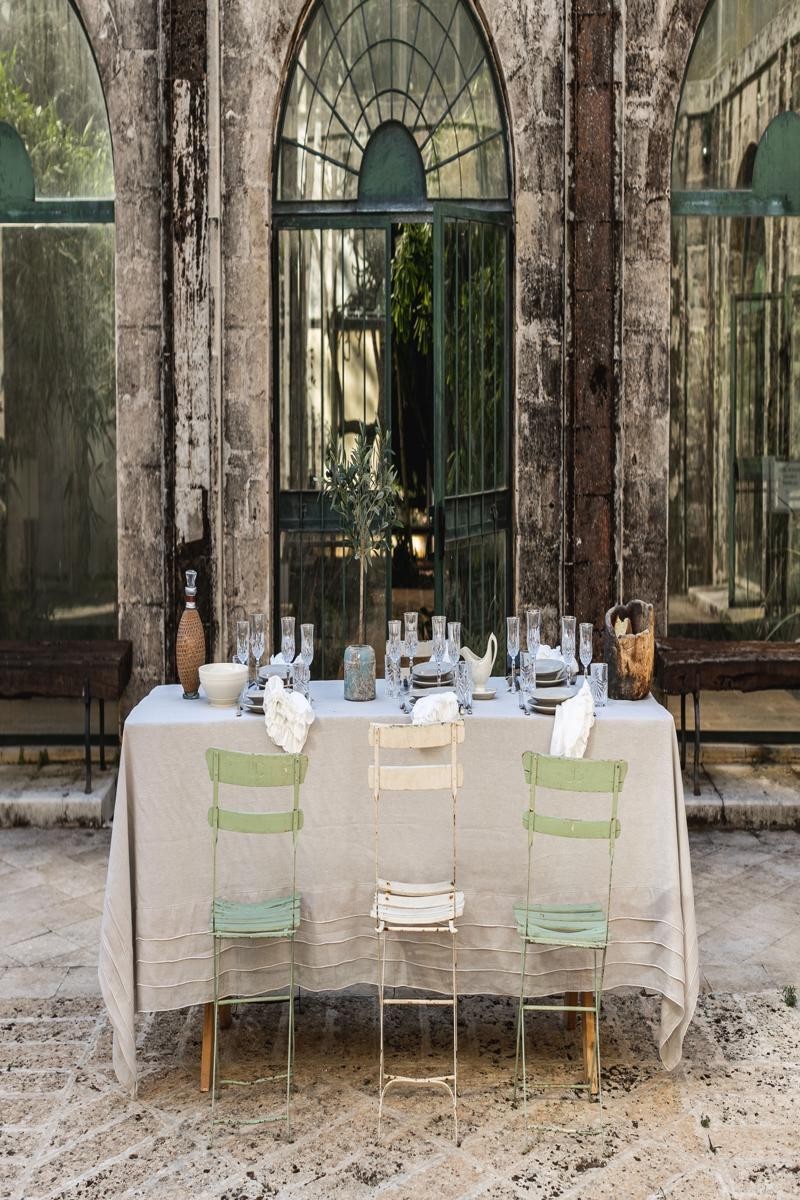 Sfogliatella  Nappe en lin enduit