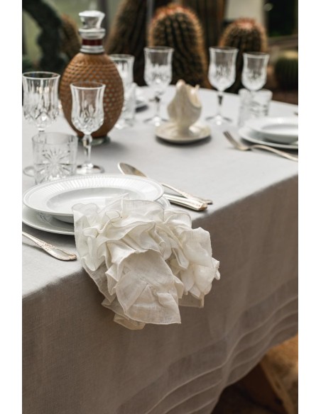 Sfogliatella  Nappe en lin enduit