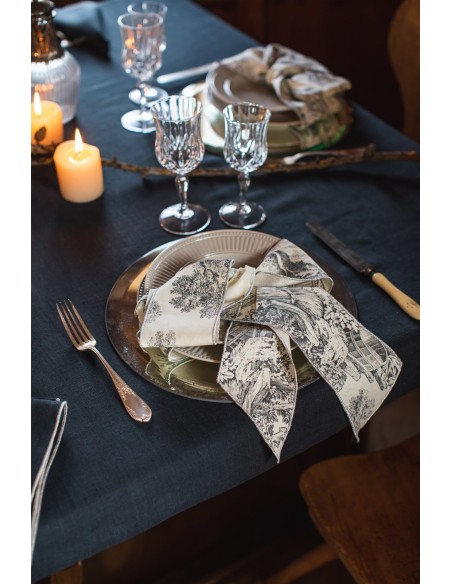 Set di 4 Nastri Segnaposto in Cotone