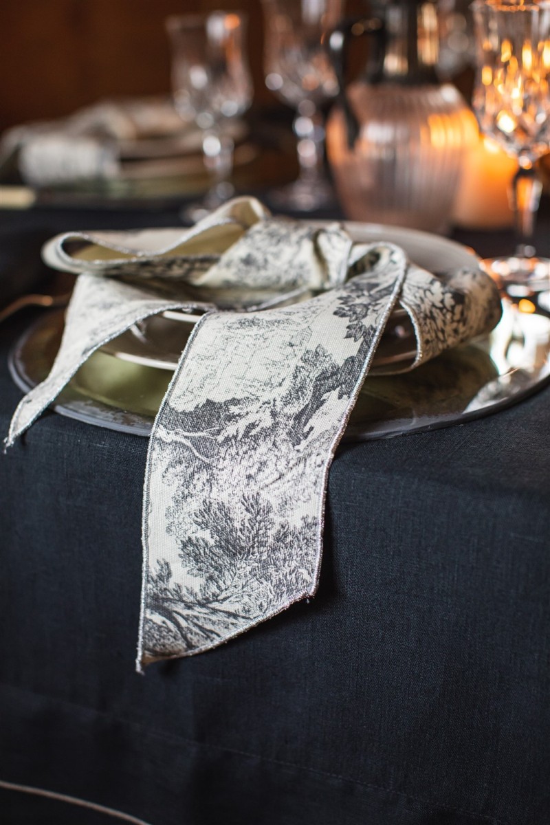 Set of 4 Cotton Placeholder Ribbons