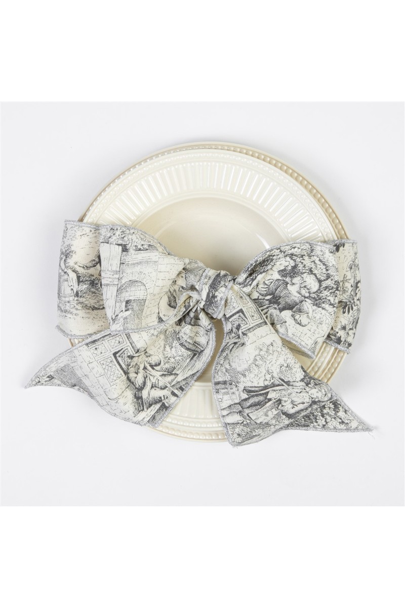 Set di 4 Nastri Segnaposto in Cotone