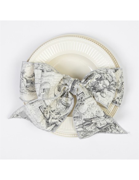 Set di 4 Nastri Segnaposto in Cotone