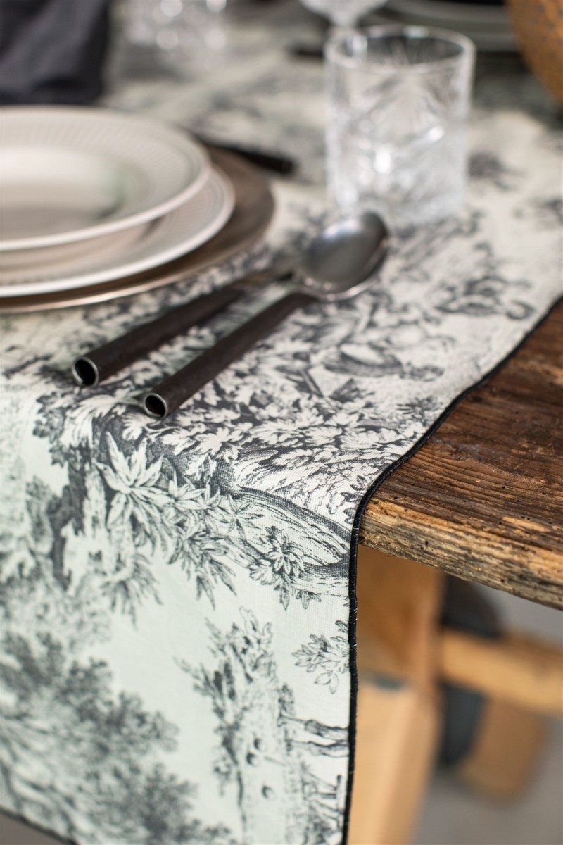 Stain Resistant Cotton Filo Runner