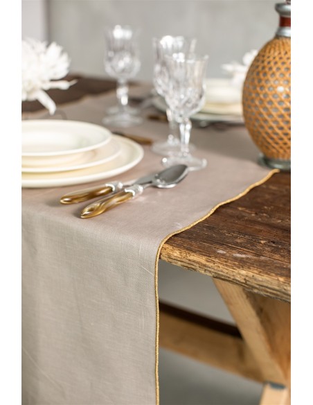 Stain Resistant Linen Runner