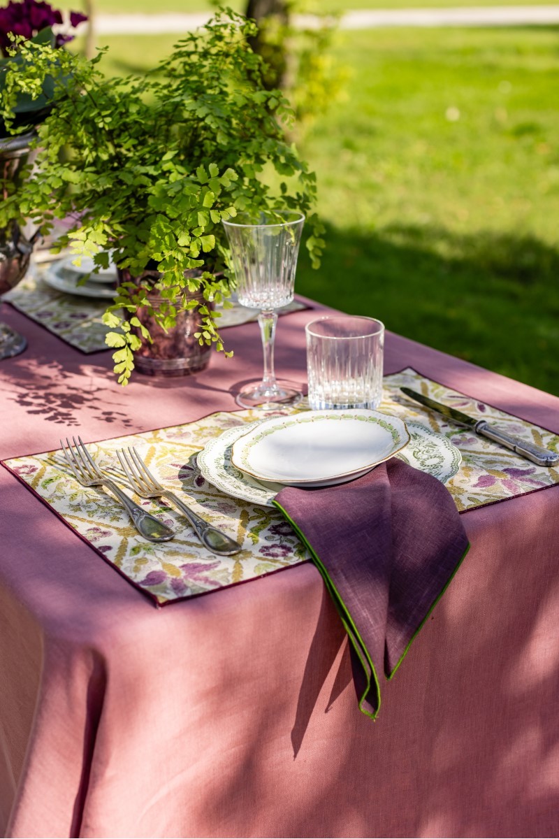 Placemat in Stain Resistant Cotton Filo