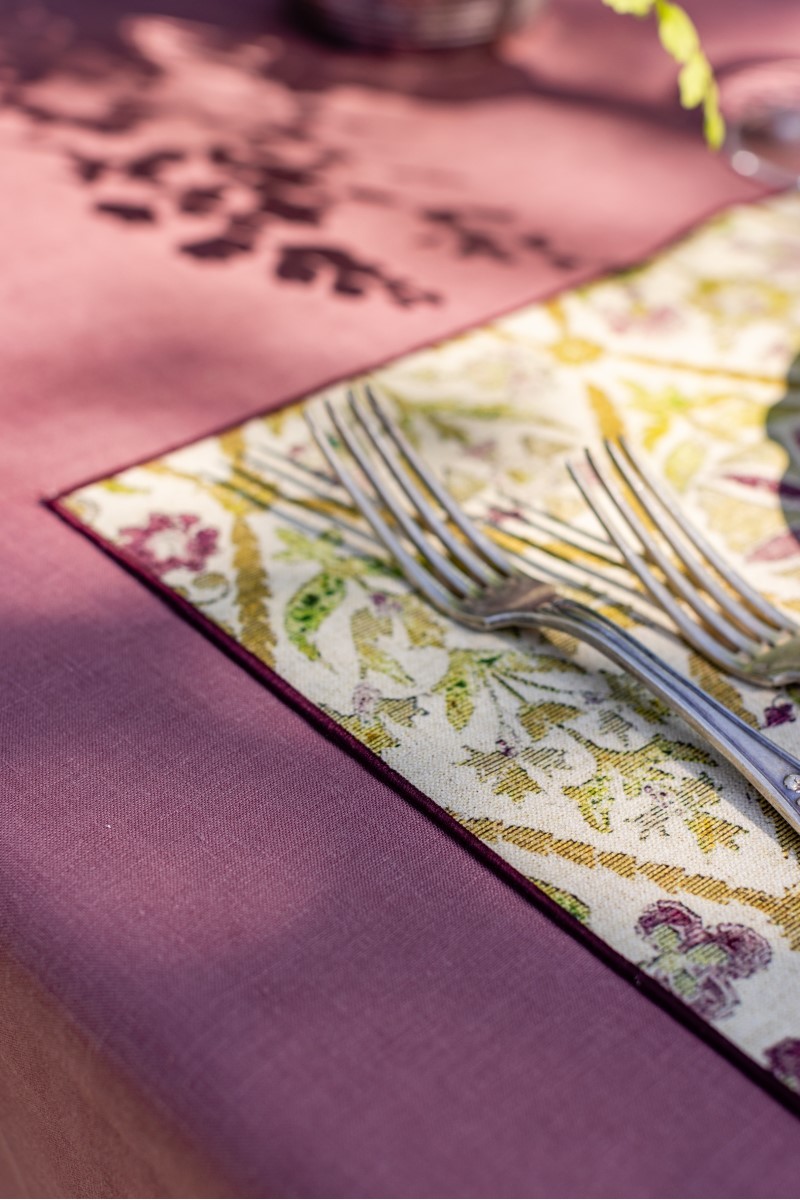 Placemat in Stain Resistant Cotton Filo