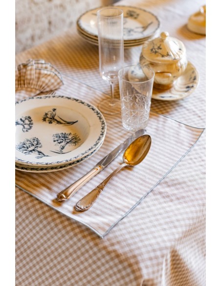 Placemat in Stain Resistant Cotton Filo