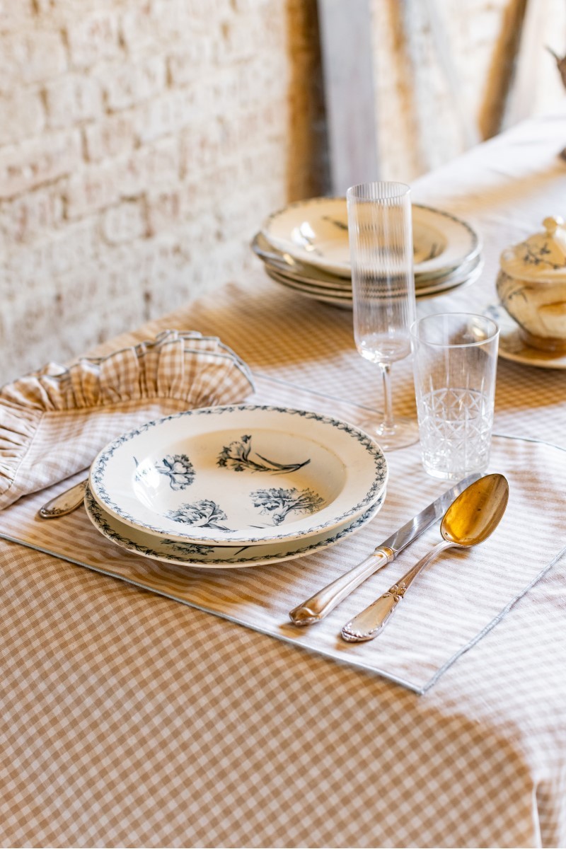 Placemat in Stain Resistant Cotton Filo