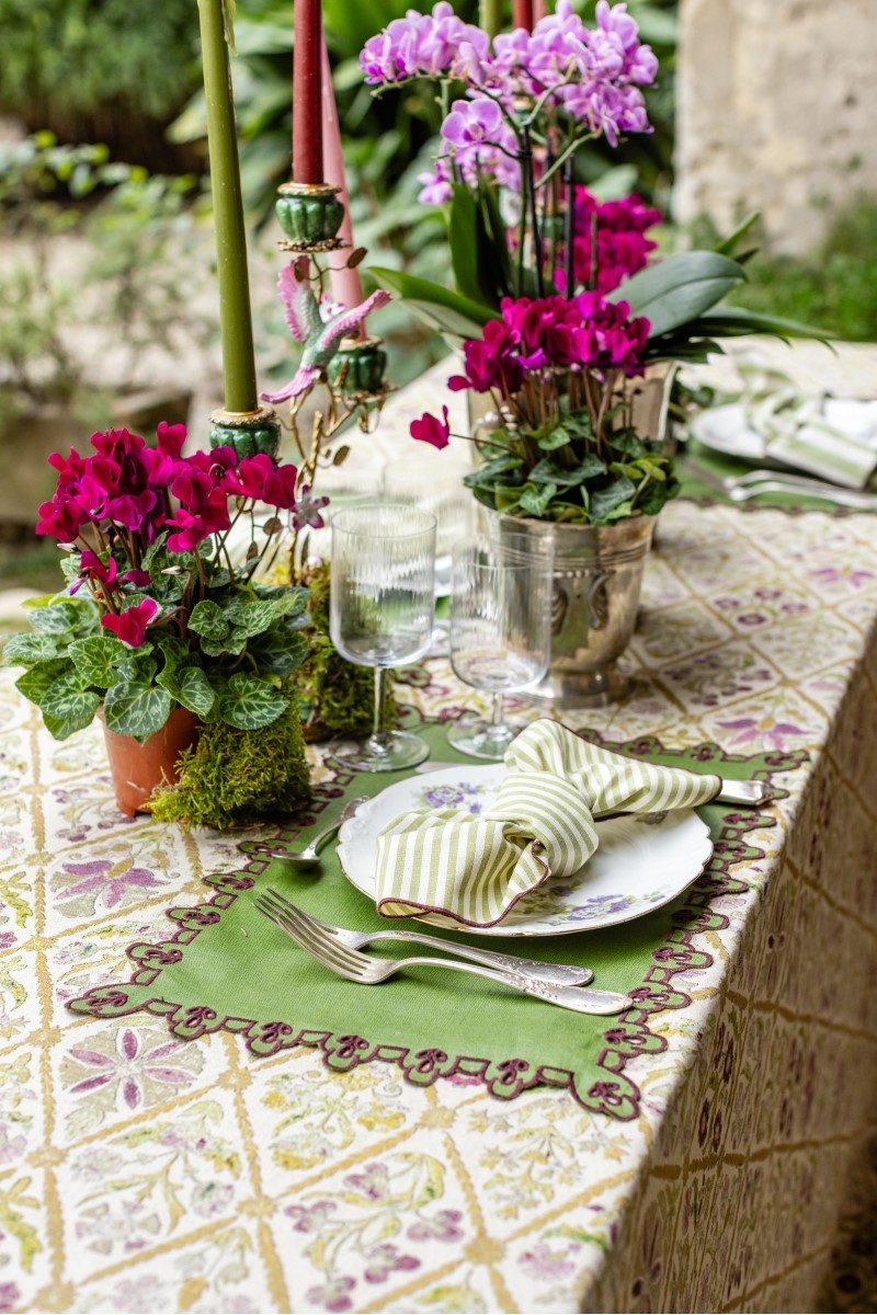 Set de table Amalfi en lin antitache