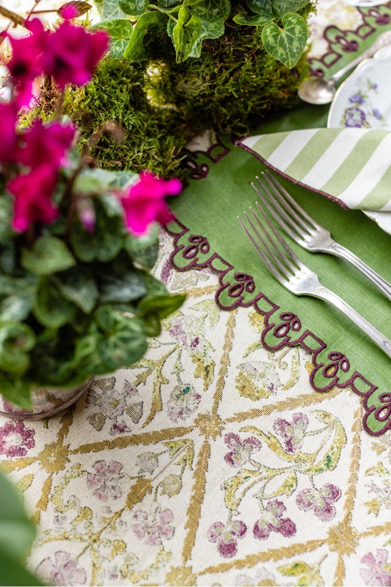 Set de table Amalfi en lin antitache