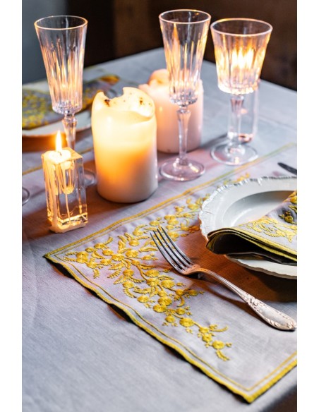 Venaria Set de table en lin non tachant