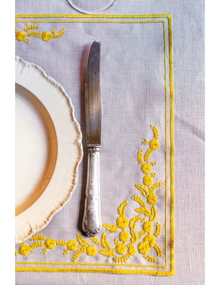 Venaria Set de table en lin non tachant