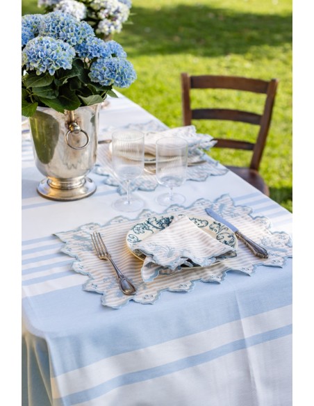 Set de table Eden en coton enduit