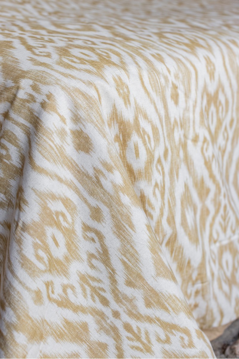 Pure Reversible Bedspread in Linen/Cotton