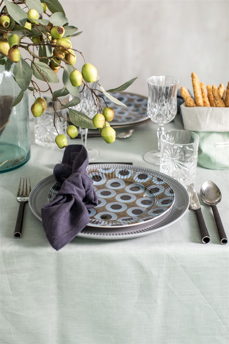 Bauhaus Runner in Stain Resistant Linen