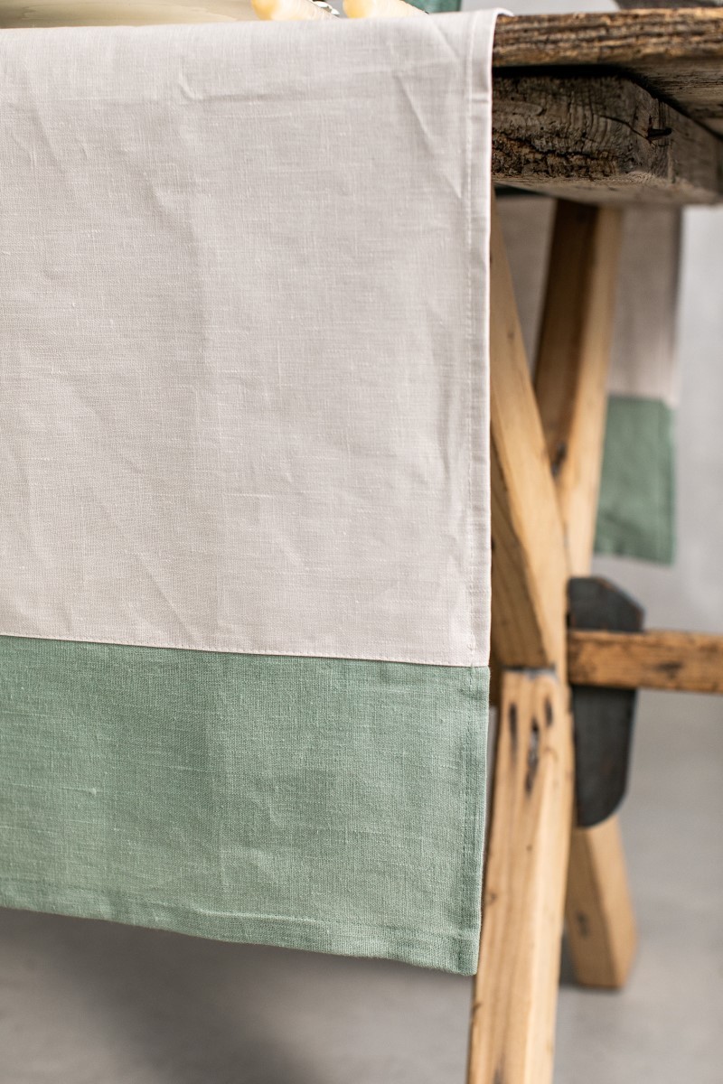 Bauhaus Runner in Stain Resistant Linen