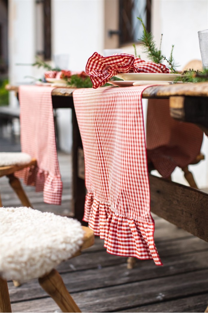 Gitane Chemin de table en coton enduit 2