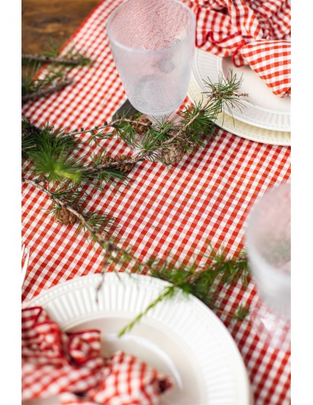 Gitane Chemin de table en coton enduit