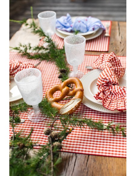 Gitane Chemin de table en coton enduit