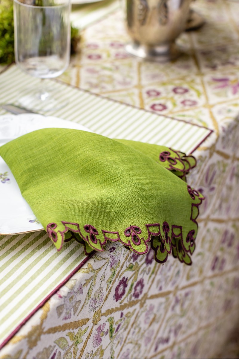 Serviette de table en lin Amalfi