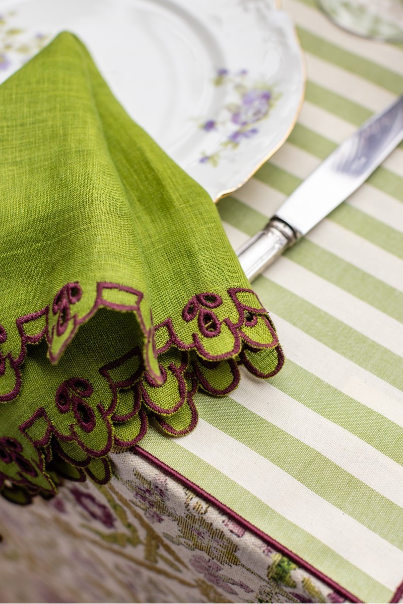 Serviette de table en lin Amalfi