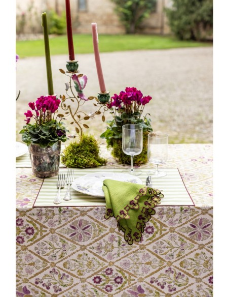 Serviette de table en lin Amalfi