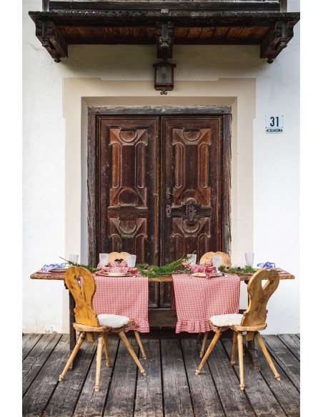 Gitane Chemin de table en coton enduit