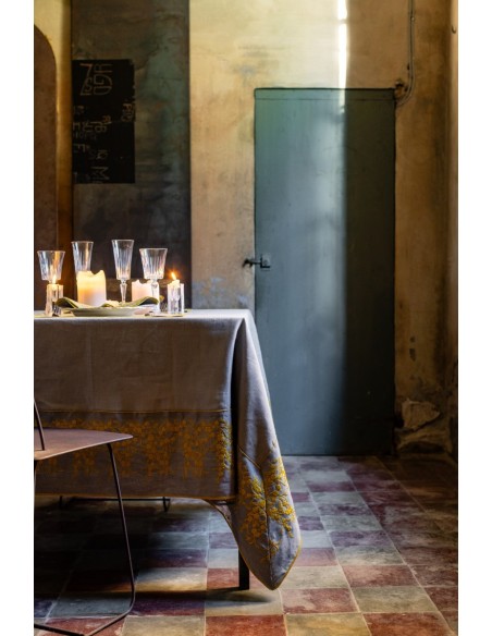 Nappe en lin enduit Venaria