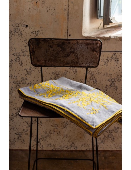 Nappe en lin enduit Venaria