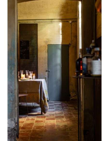 Nappe en lin enduit Venaria