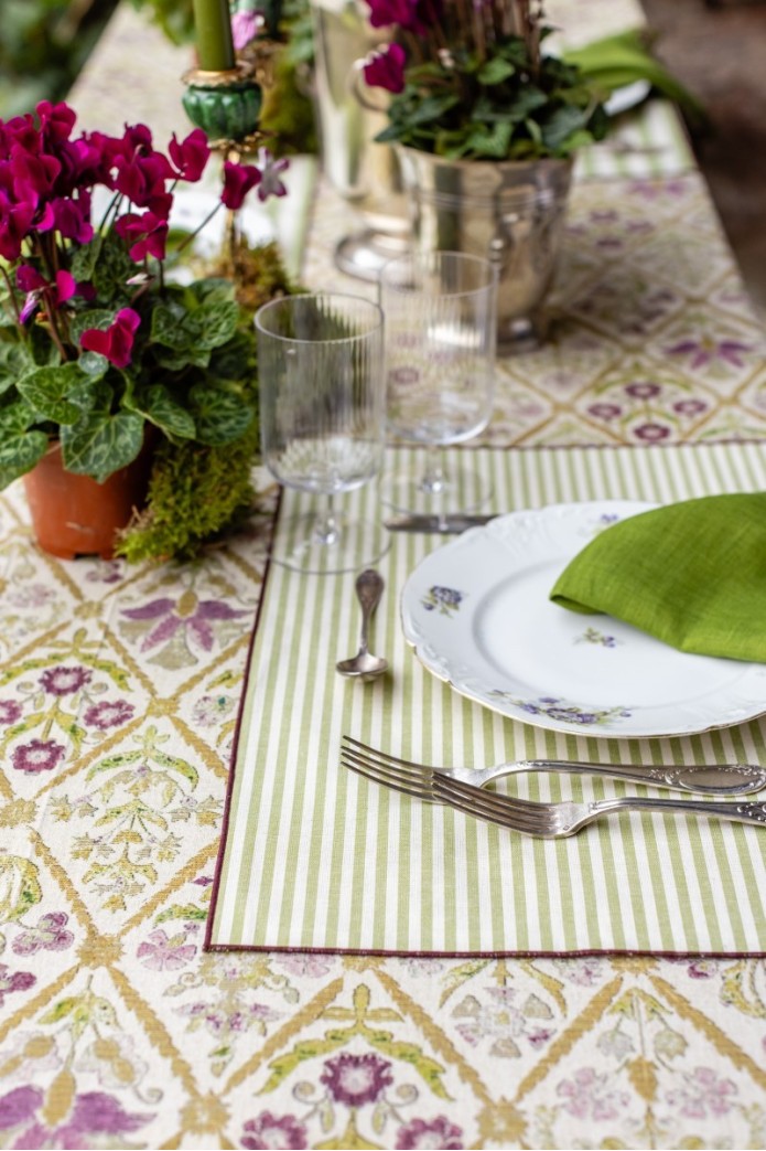 Placemat in Stain Resistant Cotton Filo 2