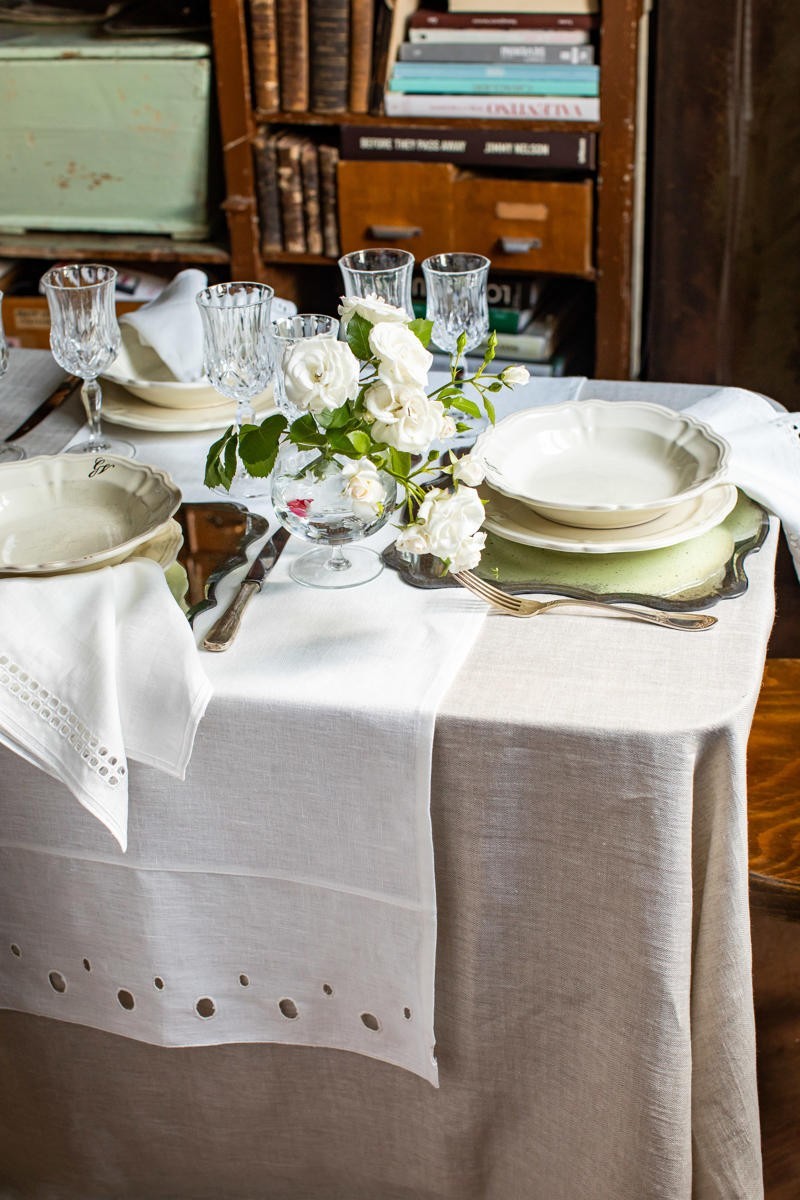 Eva Runner in Stain Resistant Linen