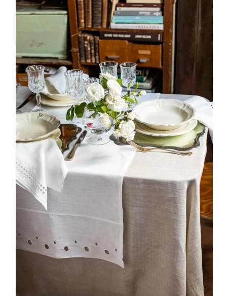 Eva Runner in Stain Resistant Linen