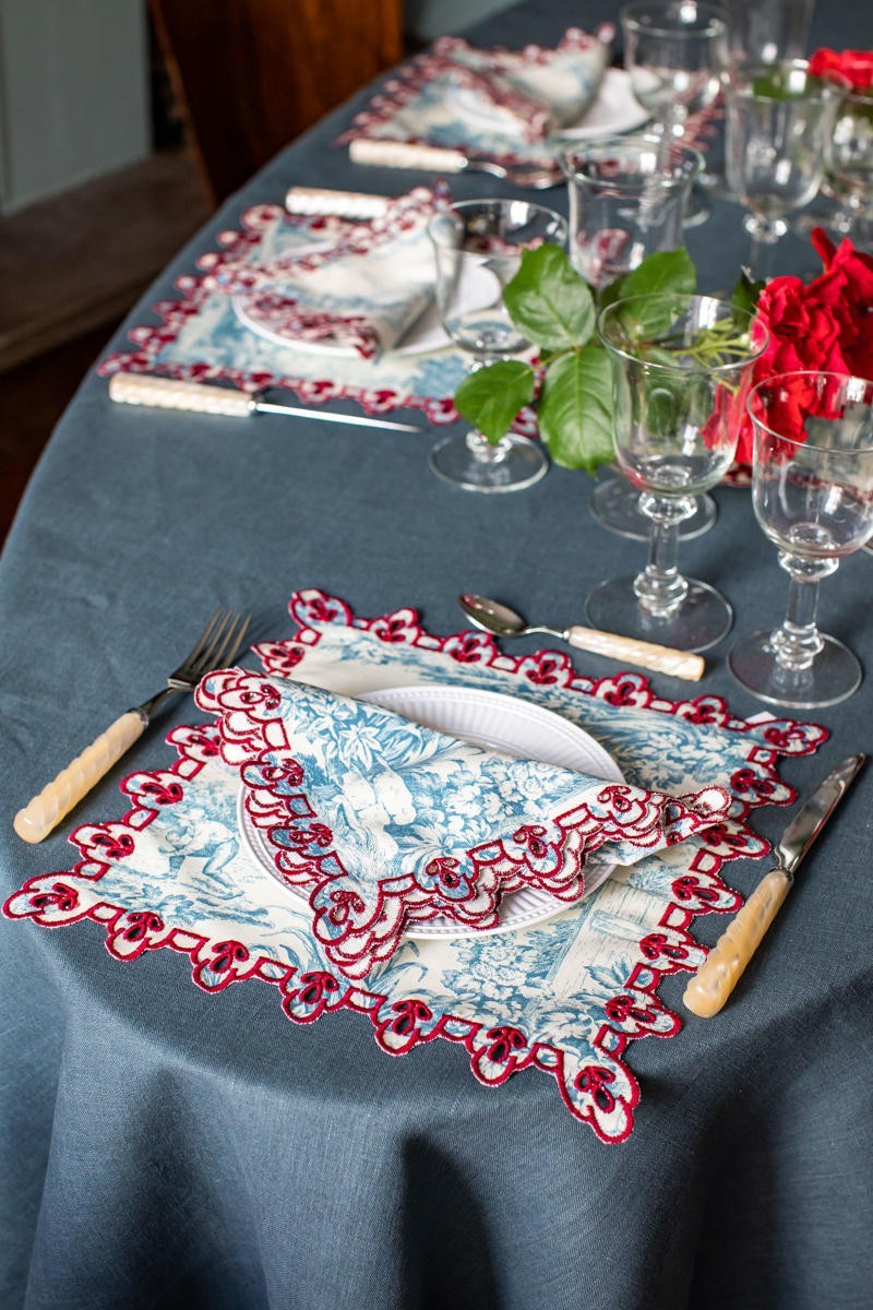 Serviette de table en coton Amalfi