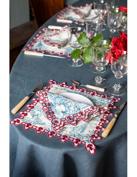 Serviette de table en coton Amalfi