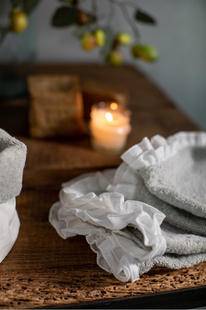 Gants de toilette en coton Gitane 2