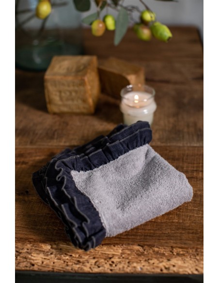 Gants de toilette en coton Gitane