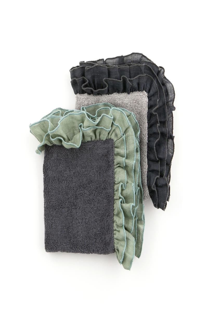 Gants de toilette en coton Gitane