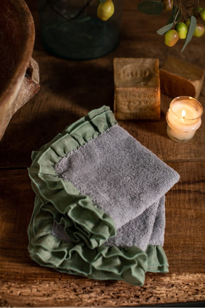 Gants de toilette en coton Gitane 2